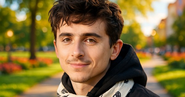 Timothée Chalamet smiling as your perfect celebrity mate match result