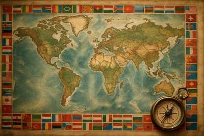 Identify these Countries on a Map