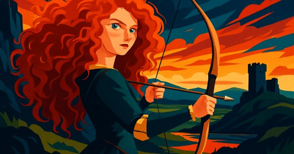 Brave Merida Disney Princess personality quiz result character image
