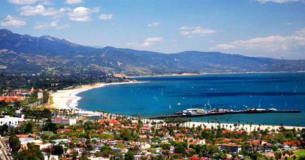 Scenic Santa Barbara California coastal city perfect for your personality type