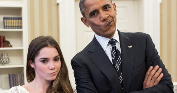 Barack Obama official presidential portrait thoughtful expression