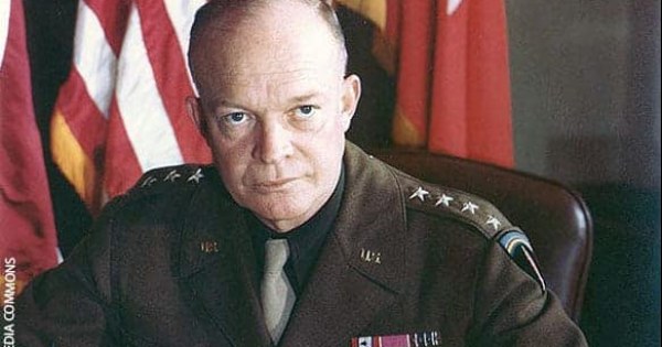 Eisenhower calm steady presidential portrait official photo