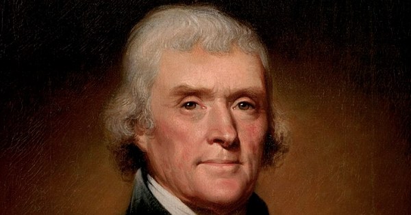 Thomas Jefferson founding father portrait painting historical